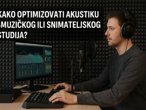 Kako optimizovati akustiku muzičkog ili snimateljskog studija?